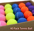 40 Pack SHYUJAJIE Tennis Balls, Training Tennis Balls,High Elasticity Practice Tennis for Beginner, Exercise Playing