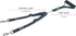 Leashboss Duo - Double Dog Leash for Large Dogs, Adjustable, Reflective, No Tangle, Detachable Padded Handle, Black