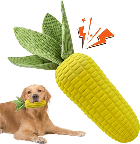 Dog Toys for Aggressive Chewers, Indestructible Interactive Squeaky Chew Toys for Large Medium Small Breeds