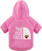 Pink Chihuahua Dog Hoodie: Stylish 'The Dog Face' Printed Sweatshirt, Perfect for Winter and Cool Summer Nights, M