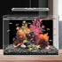 Rainmae 15.7" x 39.3" Aquarium Background, Premium Static Cling Black Fish Tank Wallpaper