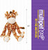 Multipet Swingin Safari Giraffe Dog Plush Toy - Squeaky, Extra Soft, Stuffed Animal for Cuddling & Playing