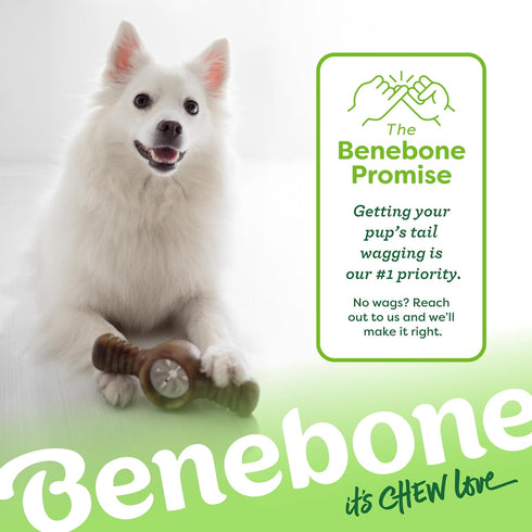 Benebone Pawplexer Interactive Treat Dispensing Tough Dog Puzzle Chew Toy, Medium, Real Bacon Flavor, Made in USA