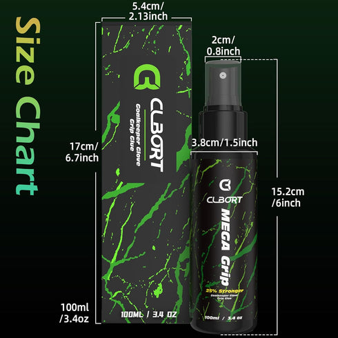 Goalkeeper Glove Spray Bundle - 100ml Grip Spray + 100ml Wash & Prepare Spray