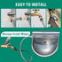 Abustle pig 304 39 inch 3/4''), Stainless Steel Automatic Livestock Waterer with Float Valve and Water Hose(one end