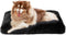 EHEYCIGA Fluffy XXL Dog Crate Pad, Plush Faux Fur Bed for Extra Large Dogs, Washable, Non-Slip Bottom, Black
