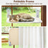 AMOSIJOY Cordless Cat Window Perch, Cat Hammock with 4 Strong Suction Cups, Foldable Cat Beds for Indoor