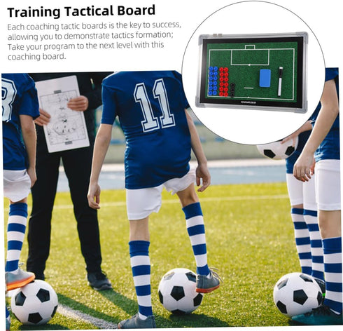 BESPORTBLE Versatile Soccer Training Board Magnetic Clipboard for Football Dry Erase Board for Game Planning