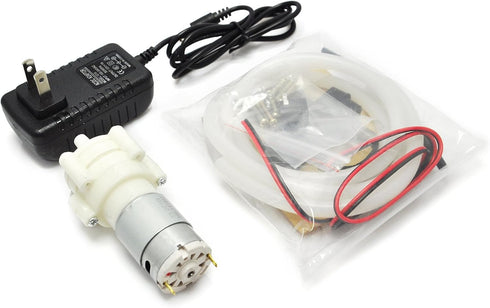 Gikfun R385 Mini Water Pump Fish Tank Motor with 12V 1A US Plug and 1m Tube for Diaphragm Pump Water Air Pump for Arduino EK1912 by Gikfun