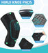 HiRui Knee Pads for Kids, Youth & Adults - Basketball Baseball Knee Brace Compression Sleeve (Black, 2XL)