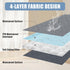 smiry Waterproof Dog Blanket, Reversible Pet Bed Cover, Soft Couch Cover for Dogs, Washable, 30"x70", Grey/Dark Grey