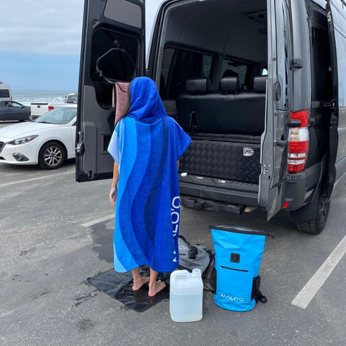 Swimming Malo'o Mehana Changing Poncho - Cotton - Great for After Surfing