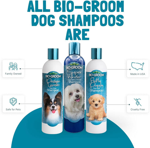 Bio-Groom Super Whitening Dog Shampoo - Whitening Pet Shampoo, Cruelty-Free, 1 Gallon