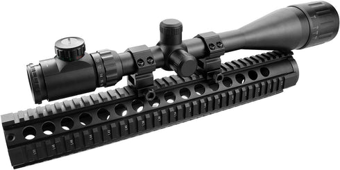 Scope Rings, High Profile Rifle Scope Mounts for Picatinny Rail (1 inch, Set of 2)