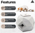 Treat Dispensing Balls for Medium Dogs - Interactive Cat Toy for Self-Play, 3.6 x 3.6 in