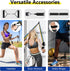 Resistance Bands Set (12pcs) with Handles, Door Anchor, Ankle Straps, and Carry Bag, Exercise Bands for Home Workouts