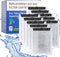 10 Pack Large Aquarium Filter Cartridge for Tetra ReptoFilter, Replacement Filter Cartridges for Tetra Whisper Bio-Bag