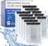 10 Pack Large Aquarium Filter Cartridge for Tetra ReptoFilter, Replacement Filter Cartridges for Tetra Whisper Bio-Bag