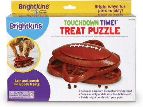 Brightkins Touchdown Time! Interactive Dog Puzzle Toys - Gifts for Dogs, Treat Puzzle
