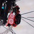 J02A Resin Disc Brake Pads with Cooling Fin, Compatible with Shimano XTR M9000/DEORE XT M8100/DEORE XT M8000/DEORE XT