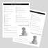 Pet Grooming Intake Forms, Consent & Release, Matted Coat Clip-Off Agreement, Pet Report Card | 50 pk, 8.5x11”