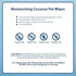 Best Pet Supplies 8" x 9" Pet Grooming Wipes, 100 Pack for Dogs & Cats, Plant-Based Deodorizer