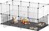 XiaZ Small Animal Playpen 26 Panels, Guinea Pig Cages with Waterproof Mat