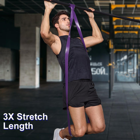 Pull Up Assistance Bands Set, 120 LBS - 600 LBS, Long Resistance Bands for Gym Workout and Muscle Training