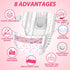 Dono Disposable Pet Diapers for Female Dogs, Super Absorbent Soft Heating Pee Liners, 16 Pcs