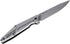 Ruike Folding Pocket Knife, Frame Lock, EDC Camping Tactical Small Belt Clip Fishing Hiking Gear Tool