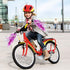 Kids Bike Bell and Streamers - 1 Pack Flower Bicycle Bell with 2 Pack Bike Streamers for Girls' Bike Accessories