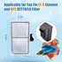 15 Pack Filter Cartridges for Top Fin Filter, Replacement Filter Cartridges for TOP FIN EF-S Element and BF5 BETTAFLO