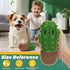 Dog Toys for Aggressive Chewers, Durable Beef Flavor Chew Toys for Medium Large Dogs, Cactus Toothbrush