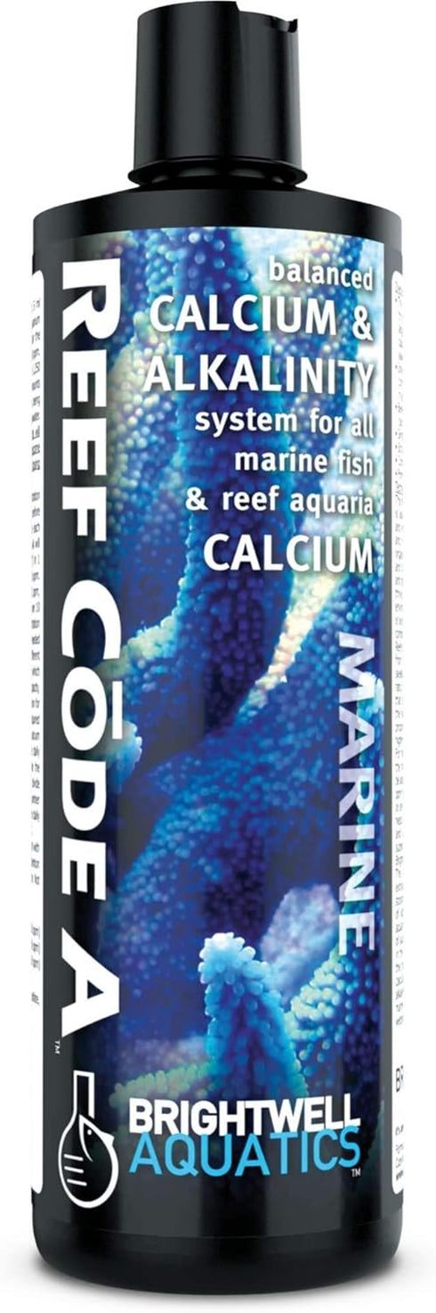 Brightwell Aquatics Reef Code A - 250-ml Balanced Calcium and Alkalinity System for Marine Fish & Reef Aquariums