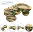 PINVNBY Turtle Basking Platform, Tortoise Resin Dock, Floating Ledge Aquarium Decoration for Reptiles