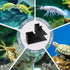 Generic Fish Tank Tunnel, Double-Entrance Aesthetic Decor | Shrimp Cave Fish Tank Decorations | for Betta Corydora