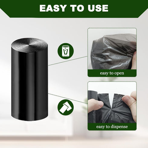 100 5L 5 Pack (100 Dog Waste Bags Pcs, Dog Waste Can Liners for Dog Poop Trash Can Outside, Dog Poop Bags Rolls, Dog