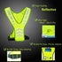 Reflective Running Vest Gear with Pocket for Women Men Kids, Safety Reflective Vest Bands for Night Cycling Walking Bicycle Jogging