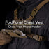Let Me Be Let-Me-Be FoldPanel Harness Navigation Board Chest Rig for Plate Carrier Phone Mount Molle Holder,Lightweight