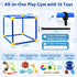 VYNALTIX 16 12 Toys+4 Puppy Play Gym with Toys, Removable Dog Enrichment Playground, Interactive Indoor Training