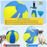 QWV 18 Inch 1000D Herding Ball for Dogs with Durable Oxford Cover - Interactive Dog Toy with Handles for Medium Breeds