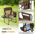 VINGLI Camping Chairs, Directors Chair, Camping Chair with Side Table & Carry BagHeavy Duty Camping Chairs for Adults