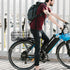 Commutes DOITOOL Folding Rear Bike Basket Black Wire Mesh Storage Gadget for Electric and Road Bikes Sturdy Cargo