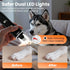 Tife Grinder,2 Trimmer,Quiet Dog Nail Speed Electric Rechargeable Dog Nail and Low-Vibration Pet Nail Grinder,Painless