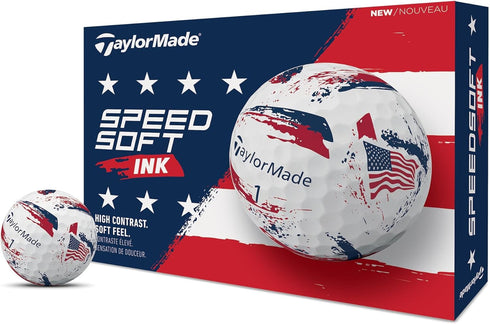 TaylorMade SpeedSoft Golf Balls - Ultra-Soft Feel & Maximum Distance