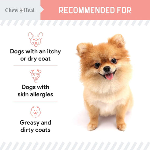Pure Wild Alaskan Salmon Oil for Dogs, 32 oz, Pump Cap Bottle, Omega-3 and 6 for Healthy Skin and Coat