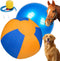 WHXMHRQ 25 Inch Herding Ball for Dogs - Blue & Orange Two-Tone Color,