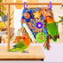 KATUMO Bird Toys, Parakeet Cockatiel Foraging Toys, Shredder Toys for Parakeet Cockatiel Conure Lovebird