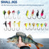 THKFISH Ice Fishing Lures and Jigs Kit, 14/26/40PCS, Walleye Crappie Panfish Pike Fishing Gear