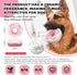 Cute Donut Dog Toy, Indestructible Squeaky Chew Toy for Aggressive Chewers, Medium & Large Breeds (Pink)